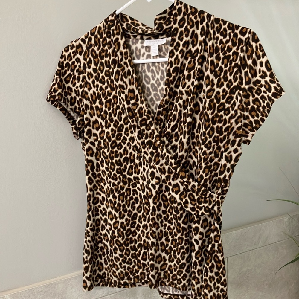 Charter Club Animal Print Top